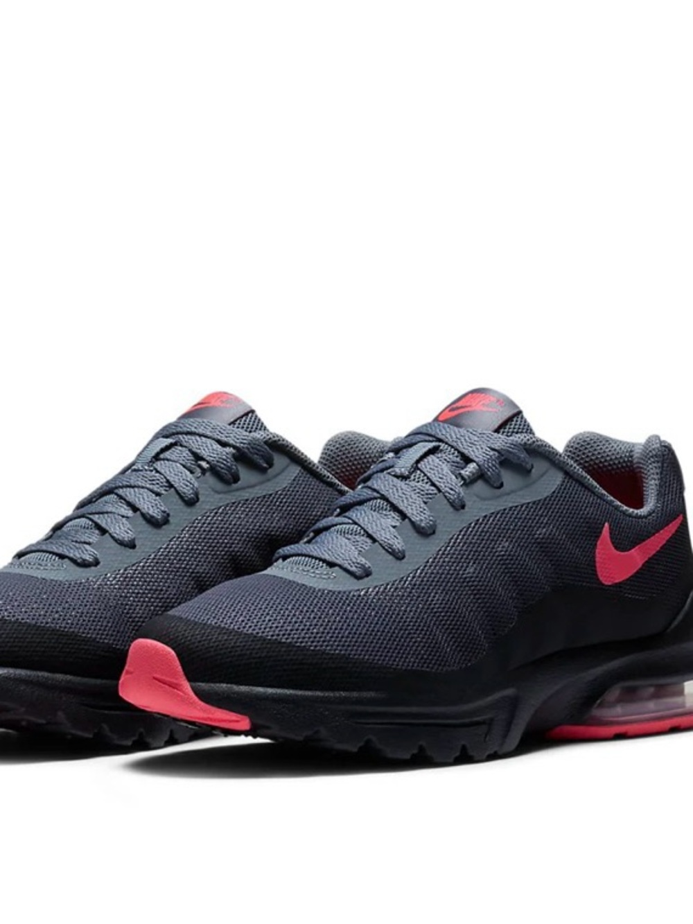 Nike Kids Gray and Pink Air Max Style Sneakers size 6.5Y